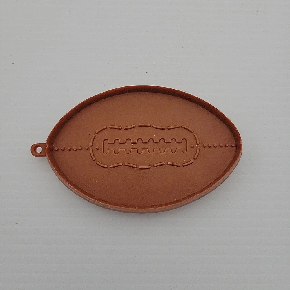 Vintage 1978 Hallmark Football Cookie Cutter Brown Plastic Sports Theme USA